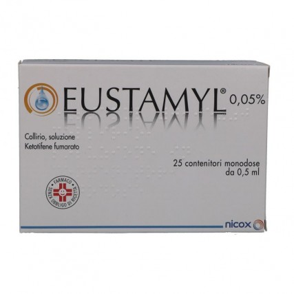 EUSTAMYL*25 flaconcini monod 0,5 ml 0,05% collirio