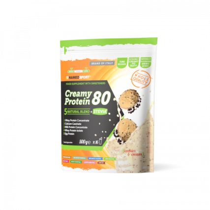 CREAMY PROTEIN 80 COOKIES & CREAM 500 G