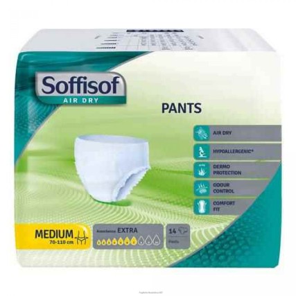 PANNOLONE PULL UP SOFFISOF AIR DRY EXTRA TAGLIA MEDIUM 14 PEZZI