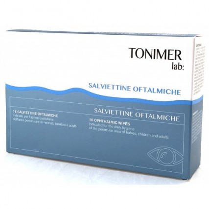 TONIMER EYES SALVIETTINE OFTALMICHE 16 PEZZI