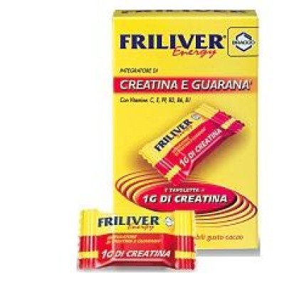 FRILIVER ENERGY CREATINA GUARANA 20 TAVOLETTE SCAD FINE 07/2021
