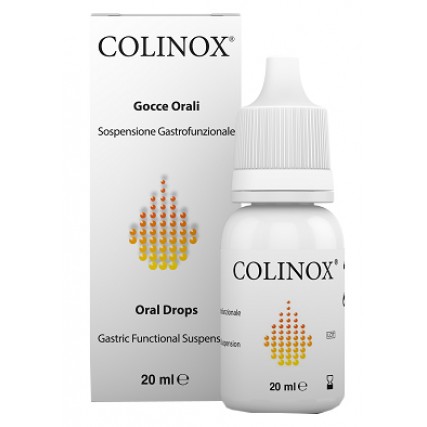 COLINOX SOSPENSIONE GASTROFUNZIONALE GOCCE OROSOLUBILI TRATTAMENTO METEORISMO AEROFAGIA COLICHE GASSOSE 20 ML