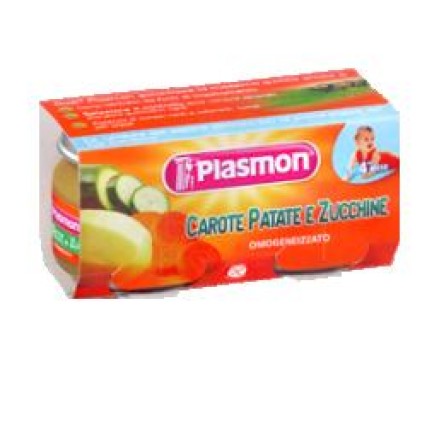 PLASMON OMOGENEIZZATO CAROTA/PATATA/ZUCC 80 G X 2 PEZZI