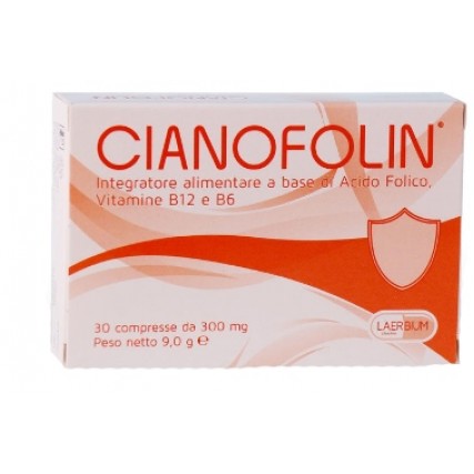 CIANOFOLIN 30 COMPRESSE 300 mg