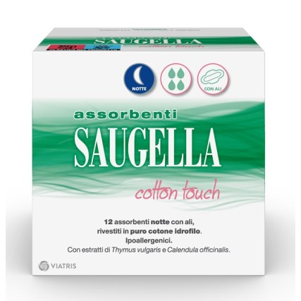 SAUGELLA ASSORBENTI COTTON TOUCH NOTTE 12 PEZZI