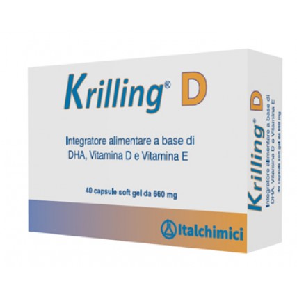 KRILLING D MANTENIMENTO FUNZIONE CELEBRALE 40 CAPSULE 660mg