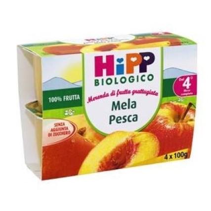 HIPP Bio Mer.Mela/Pesca 4x100g