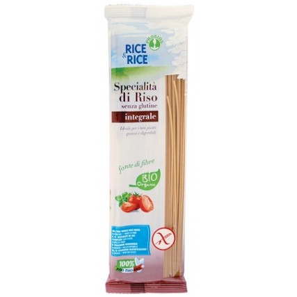 RICE & RICE SPAGHETTI INTEGRALI SENZA GLUTINE 250 GRAMMI