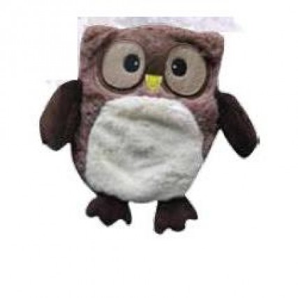 WARMIES Peluche Hooty Marrone