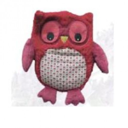 WARMIES Peluche Hooty Rosso