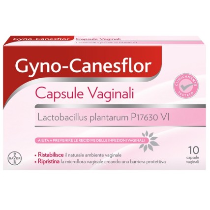 GYNO-CANESFLOR 10 CAPSULE VAGINALI