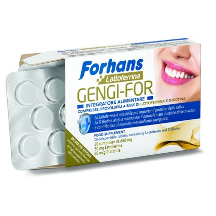 FORHANS GENGI FOR INTEGRATORE LATTOFERRINA E D-BIOTINA 30 COMPRESSE