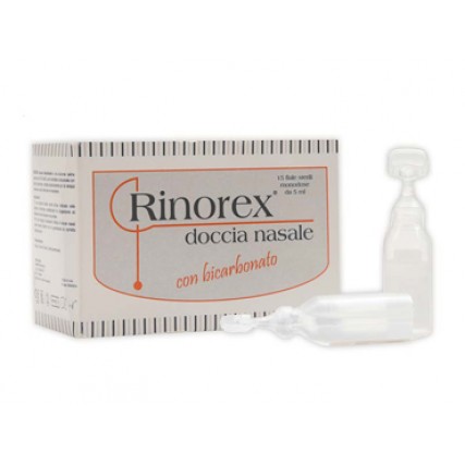 RINOREX DOCCIA BICARBONATO 15 FLACONI MONODOSE DA 5ML