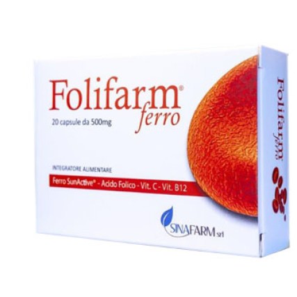 FOLIFARM Ferro 20 Cps 500mg