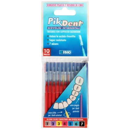 PIKDENT Scov.4 Rosso 0,7mm10pz