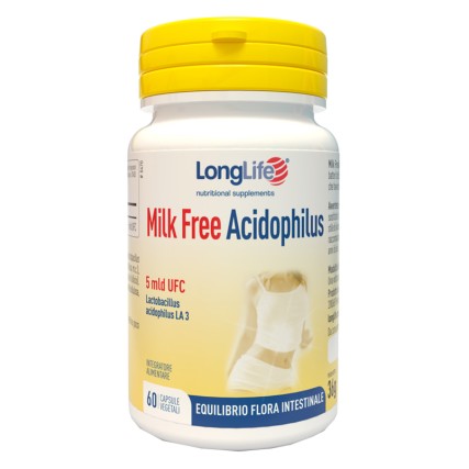 LONGLIFE MILK FREE ACIDOPHILUS 60 CAPSULE