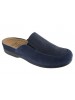 CALZATURA OLARA SUEDE + SYNTHETIC PRINTED WOMENS NAVY BLUE MEMORY CUSHION COMFORT PLUS 37 AW16