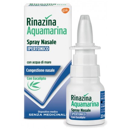 RINAZINA AQUAMARINA SOLUZIONE NASALE IPERTONICA CON EUCALIPTO SPRAY 20 ML