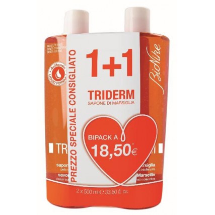 TRIDERM SAPONE DI MARSIGLIA BIPACK 2 FLACONI DA 500 ML