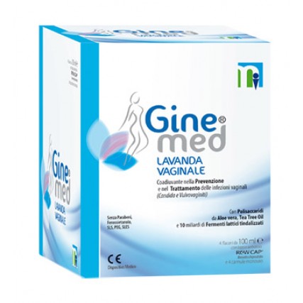 GINEMED LAVANDA VAGINALE 4 FLACONI DA 100 ML CON CANNULA