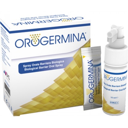 OROGERMINA SPRAY ORALE CONFEZIONE CONTENENTE 2 FLACONI DA 10ML + 2 BUSTINE 1,15 G DI LIOFILIZZATO + 2 NEBULIZZATORI ORALI