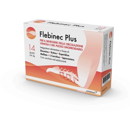 FLEBINEC PLUS ALFASIGMA 14 BUSTINE DA 4 GRAMMI 