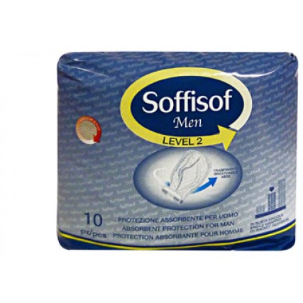 PANNOLONE PER INCONTINENZA SAGOMATO SOFFISOF MEN LEVEL 2 10PEZZI