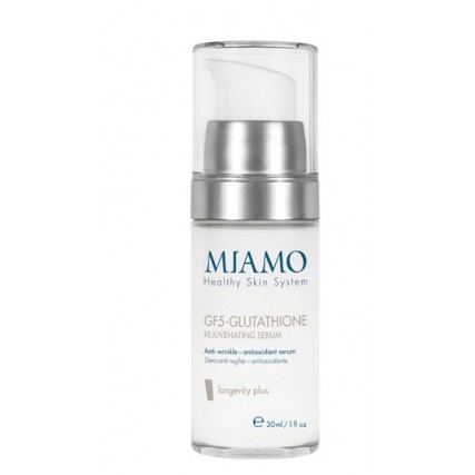 MIAMO LONGEVITY PLUS GF5-GLUTATHIONE REJUVENATING SERUM 30 ML SIERO ANTI-RUGHE ANTIOSSIDANTE