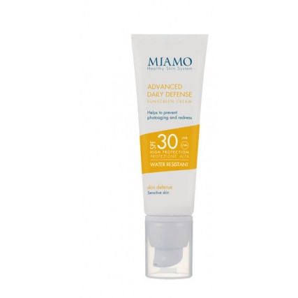 MIAMO SKIN DEFENSE ADVANCED DAILY DEFENSE SUNSCREEN CREAM SPF 30 50 ML  ARROSSAMENTO CUTANEO E FOTOINVECCHIAMENTO