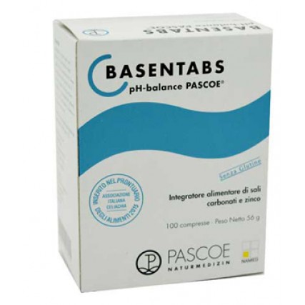 BASENTABS pH-BALANCE PASCOE INTEGRATORE ALIMENTARE 100 COMPRESSE
