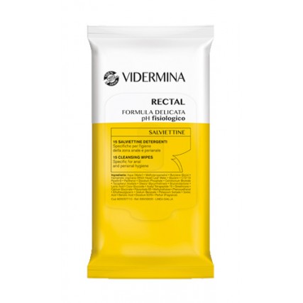 VIDERMINA RECTAL SALVIETTINE 15 PEZZI