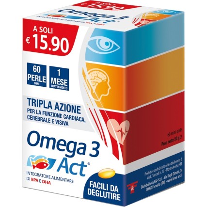 OMEGA 3 ACT 60 PERLE 540 mg