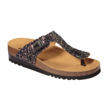 SCARPA GLAM SS 1 GLITTER W BLACK/MULTI TOMAIA IN GLITTER FODERA IN MICROFIBRA SOTTOPIEDE IN MICROFIBRA SUOLA EVA 37