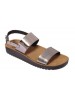 SCARPA CYNTHIA SANDAL MIRROR SYNTHETIC W PEWTER TOMAIA IN SIMILPELLE A SPECCHIO+STAMPATA FODERA IN FELTRO SOTTOPIEDE INPELLE SCAMOSCIATA SUOLA PU 40