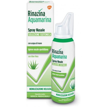 RINAZINA AQUAMARINA ISOTONICA ALOE SPRAY NEBULIZZAZIONE DELICATA 100 ML