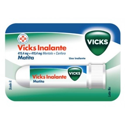VICKS INALANTE 1 BASTONCINO NASALE 415,4 mg + 415,4 mg
