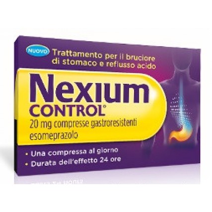 NEXIUM CONTROL 14 COMPRESSE RIVESTITE GASTRORESISTENTI 20 mg