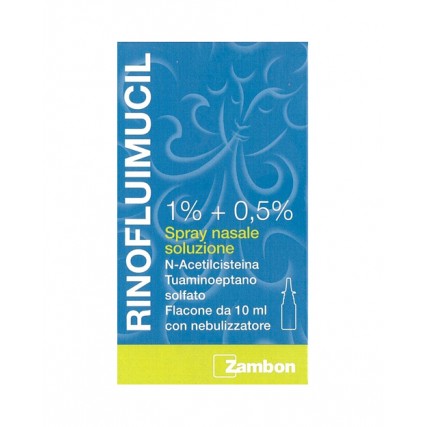 RINOFLUIMUCIL SPRAY NASALE FLACONCINO DA 10 ML 1% + 0,5%