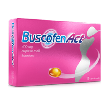 BUSCOFENACT* 12 CAPSULE MOLLI 400 mg