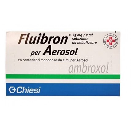 FLUIBRON SOLUZIONE NEBULIZZATORE 20 FIALE 15 mg 2 ML