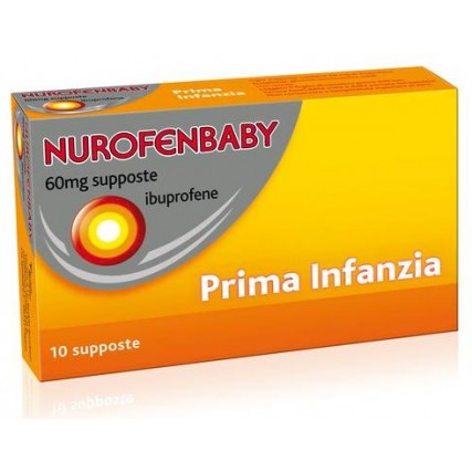 NUROFENBABY 10 SUPPOSTE 60 mg PRIMA INFANZIA