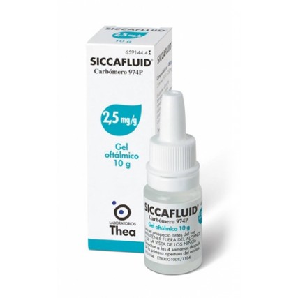 SICCAFLUID GEL OFTALMICO 10 GRAMMI 2,5 mg/g