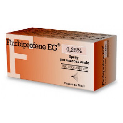 FLURBIPROFENE EG (EPIFARMA)*spray mucosa orale 15 ml 0,25%
