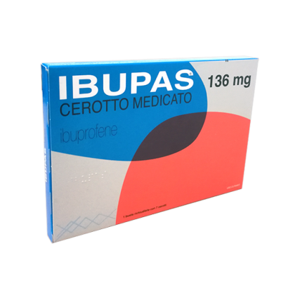 IBUPAS 7 CEROTTI MEDICATI 136 mg
