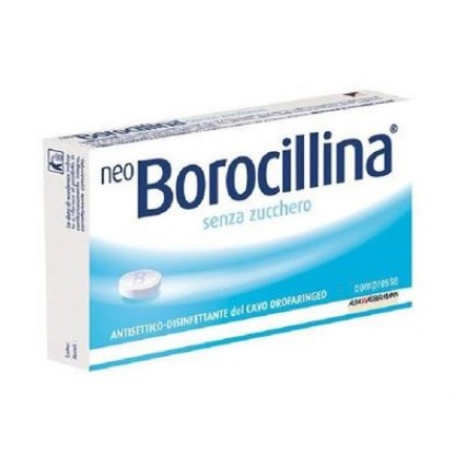 NEOBOROCILLINA 16 PASTIGLIE 1,2 mg + 20 mg SENZA ZUCCHERO
