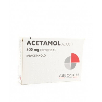 ACETAMOL ADULTI 20 COMPRESSE 500 mg