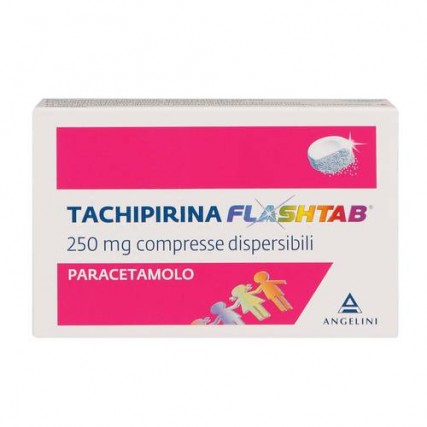 TACHIPIRINA FLASHTAB 12 COMPRESSE ORODISPERSIBILI 250 mg