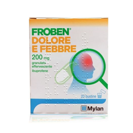 FROBEN DOLORE E FEBBRE*orale grat eff 20 bust 200 mg