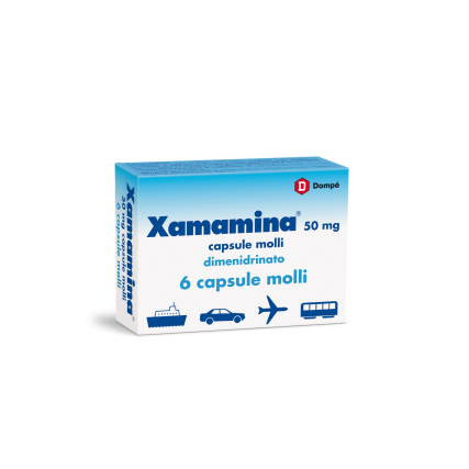 XAMAMINA 6 CAPSULE MOLLI 50 mg
