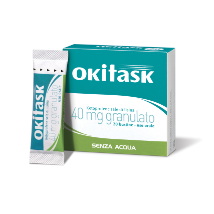 OKITASK ORALE 20 BUSTINE GRANULATE 40 mg